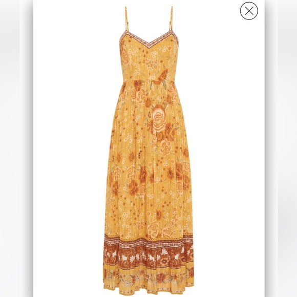 Spell & the Gypsy Collective Mystic Strappy Maxi XXS Rare Unicorn 💛⭐️🌻 - Picture 2 of 3